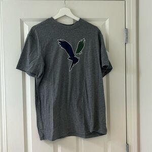 American Eagle Mens Gray Super soft Eagle Tee